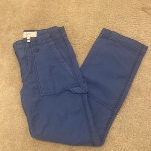 NWOT Joie 0 Blue Cargo Style Pants